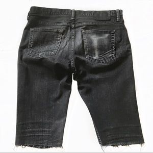 VANS Mens V76 SKINNY Denim Cutoff Jeans Size 32